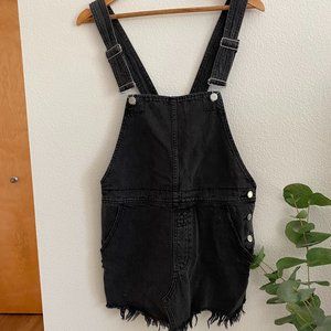 Free People Denim Overall Dress